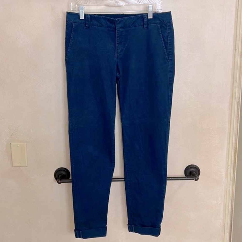 Navy Chinos. Size 6